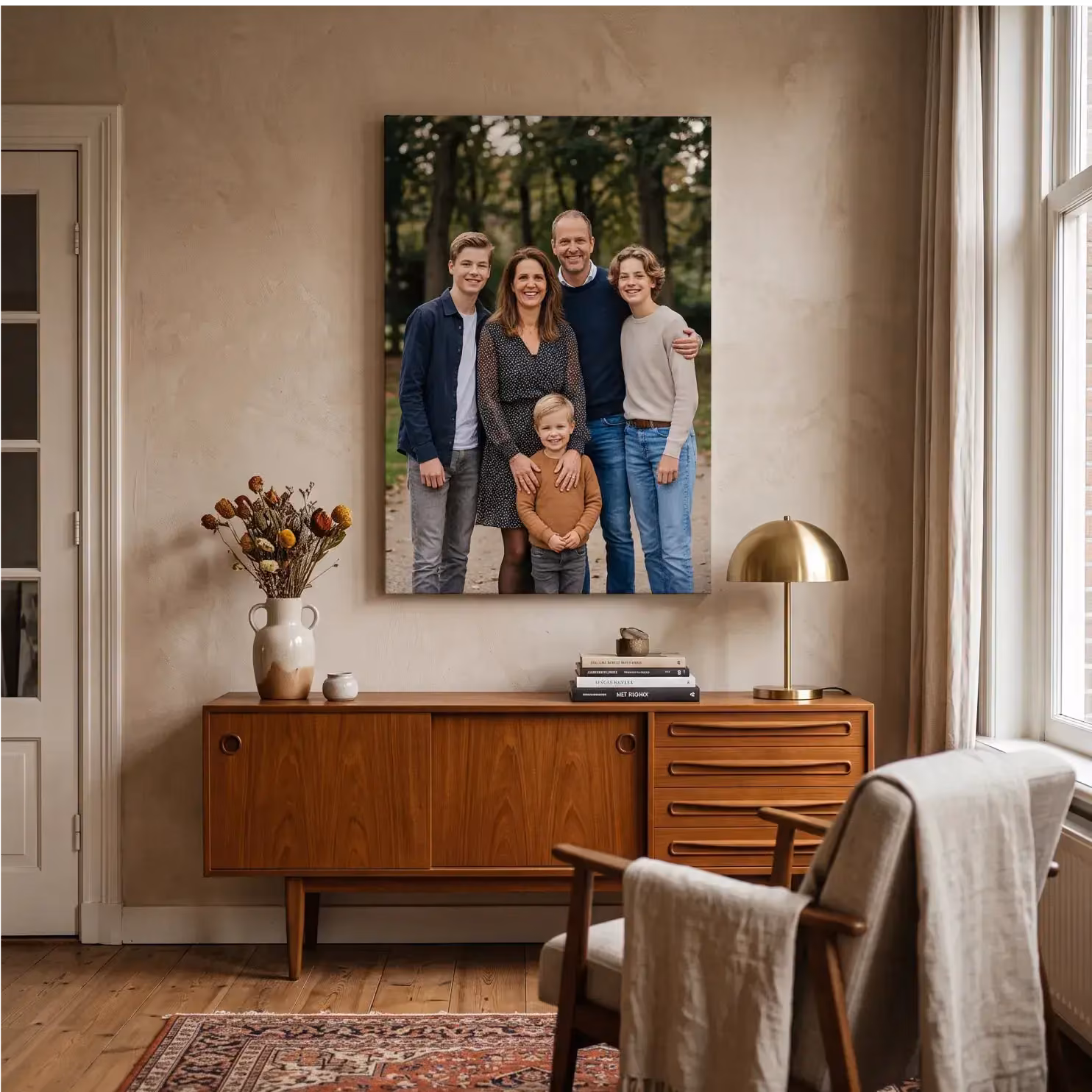 Foto op canvas